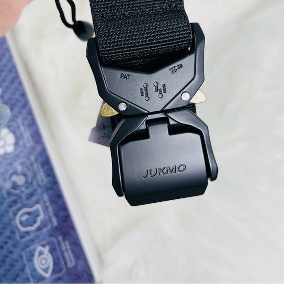 New Tactical Belt, Hiking Rigger 1.5" Nylon Web with Heavy Duty/Large Size - Picture 5 of 8